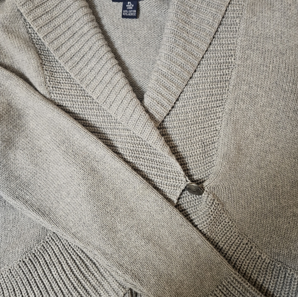 Chaps Single Button Shawl Neck Sweater - image 5